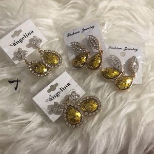 💛 YELLOW EARRINGS BUNDLE 💛